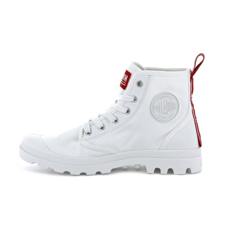 Dámské Boty Palladium Pampa Hi Dare Bílé | CZ VHQ-87C